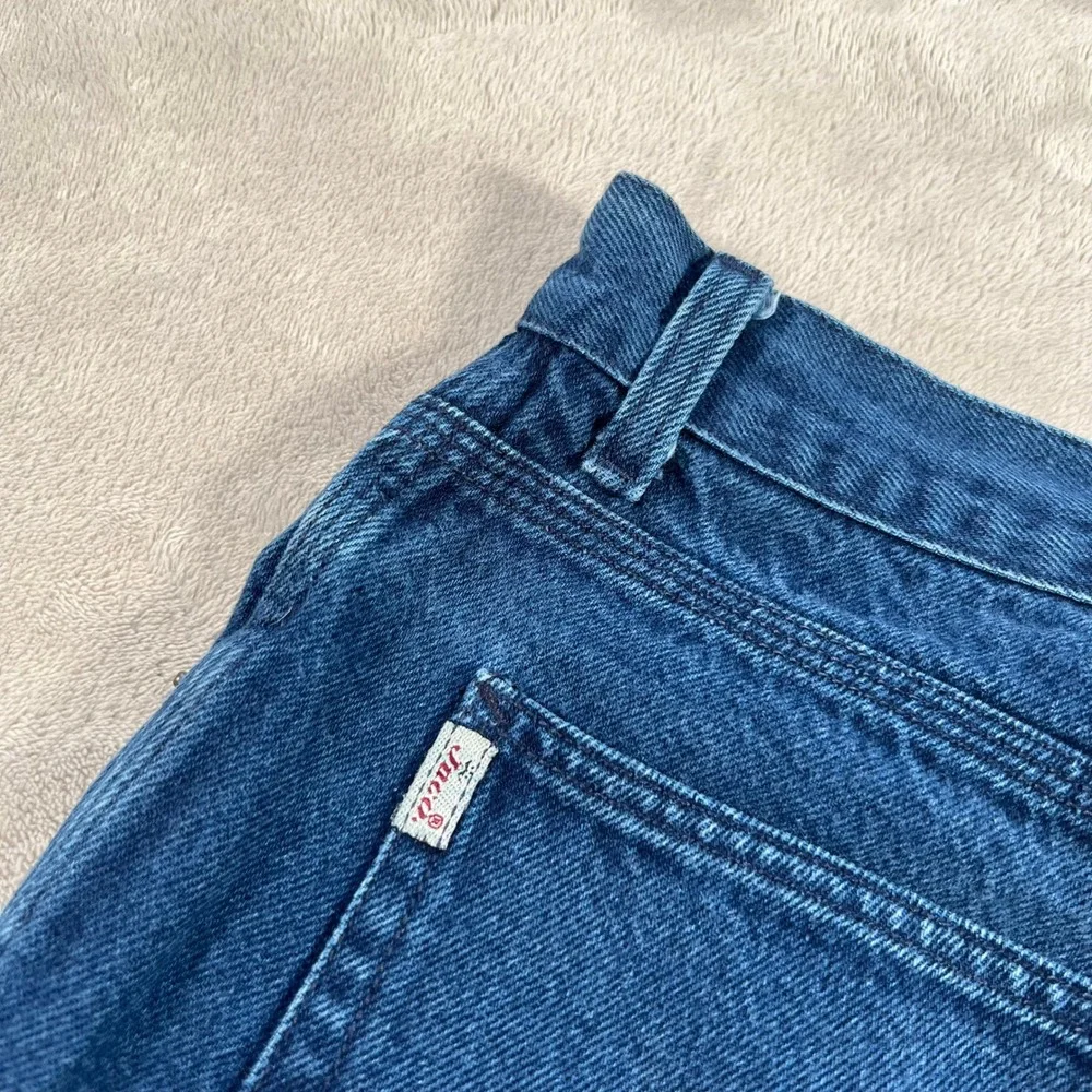 Vintage JNCO Jean Shorts Men's 33 Blue Denim Made in USA 90s Skater Baggy Style